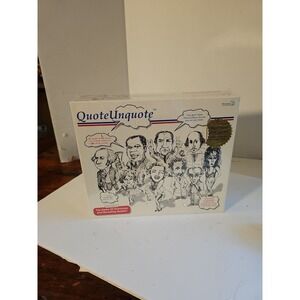 Quote Unquote 'the Game of Humorous and Revealing Quotes' NEW &‎ SEALED